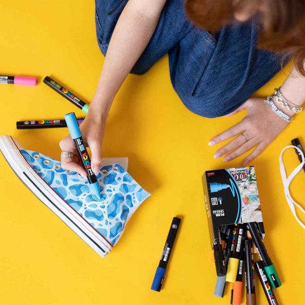 Uni Posca Paint Marker - Extra Fine Point - 12 Color Set