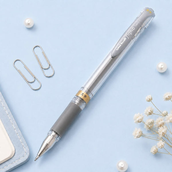 Uni-ball Signo Broad Gel Pen - Silver Ink