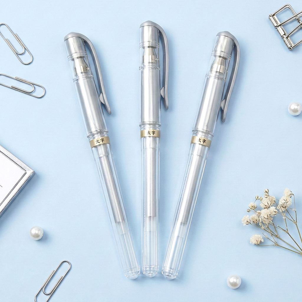 Uni-ball Signo Broad Gel Pen - Silver Ink