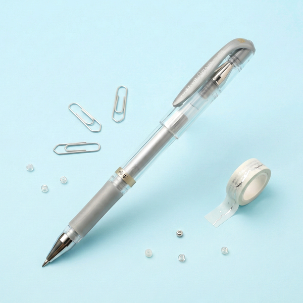 Uni-ball Signo Broad Gel Pen - Silver Ink