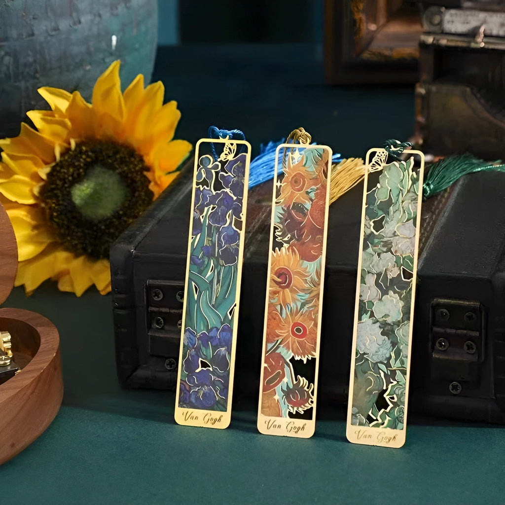 Vincent Van Gogh Metallic Bookmark | Kawaii Pen Shop