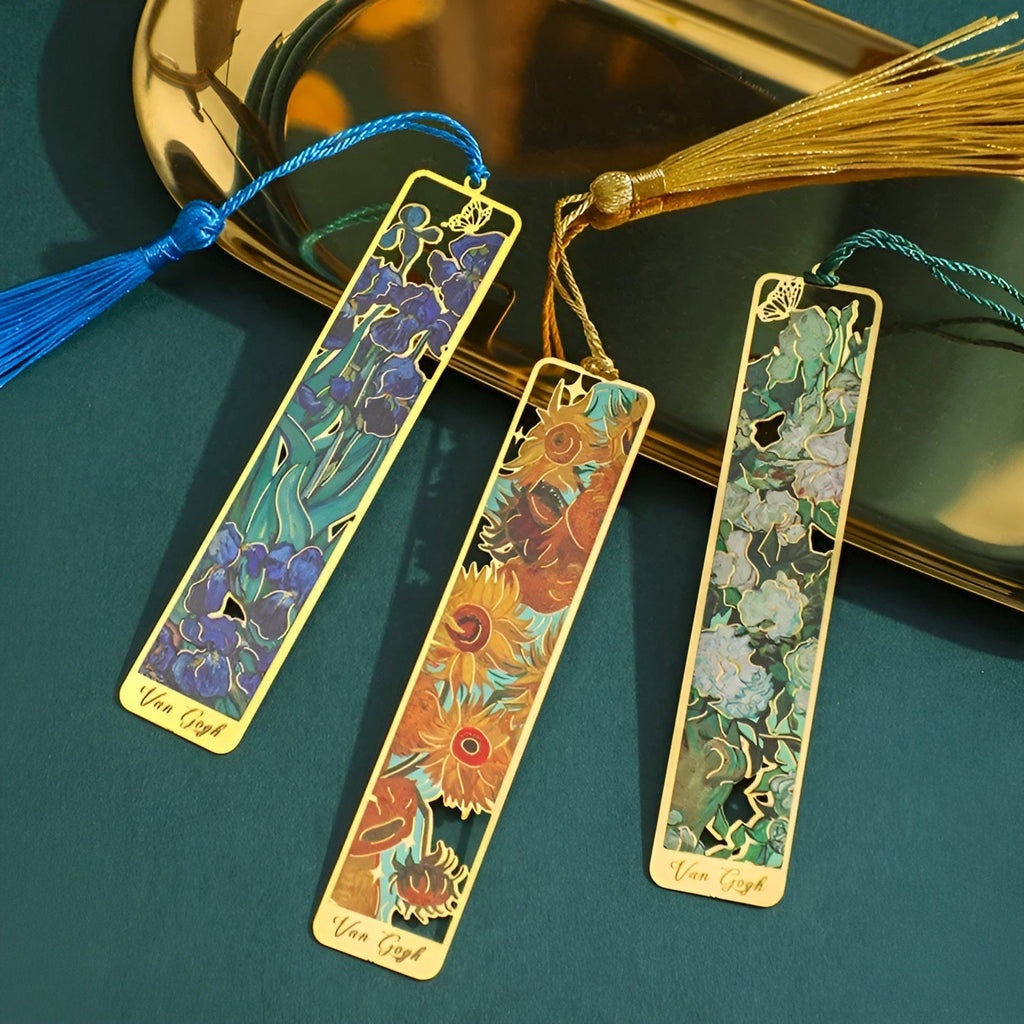 Vincent Van Gogh Metallic Bookmark | Kawaii Pen Shop