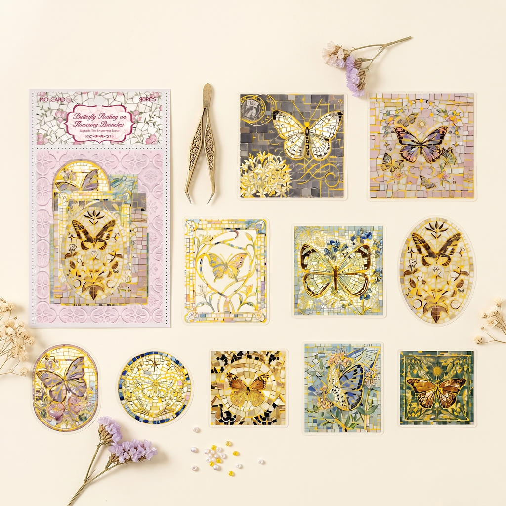 Vintage Mosaic Stickers