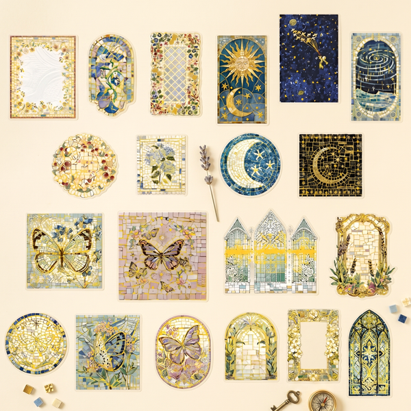 Vintage Mosaic Stickers