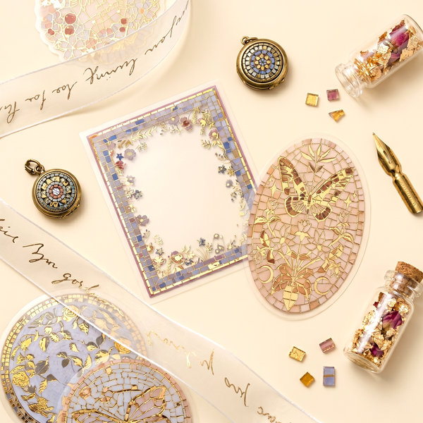 Vintage Mosaic Stickers
