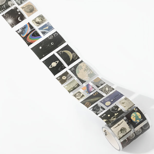 Vintage Nature Post Office Stamp Washi Sticker Roll