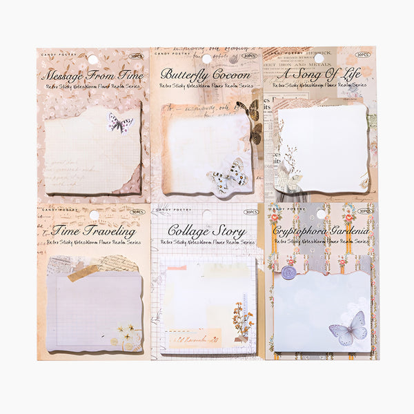 Vintage Reverie Sticky Notes