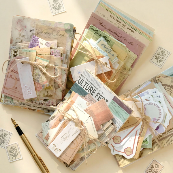 Vintage Scrapbooking Paper Pack