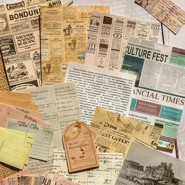 Vintage Scrapbooking Paper Pack