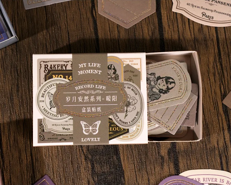 Vintage Seal Boxed Journaling Stickers | Kawaii Pen Shop
