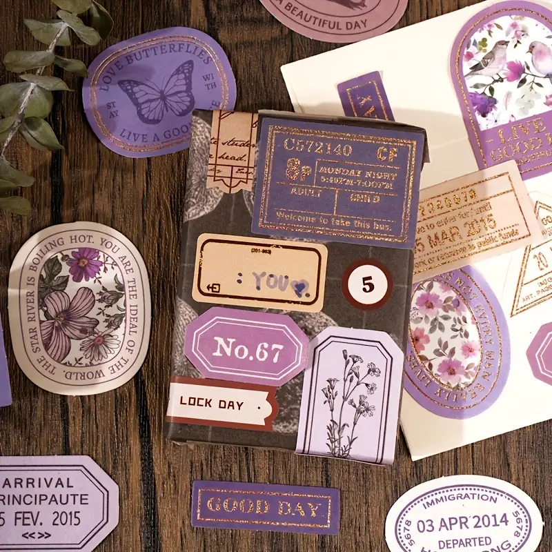 Vintage Seal Boxed Journaling Stickers | Kawaii Pen Shop