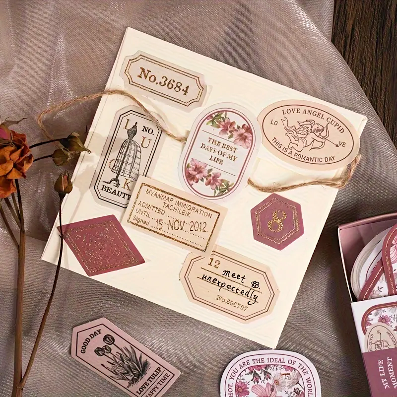 Vintage Seal Boxed Journaling Stickers | Kawaii Pen Shop