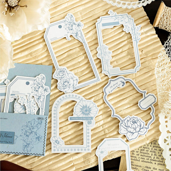 Vintage Vignette Die-Cut Stickers