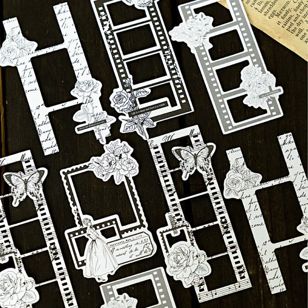 Vintage Vignette Die-Cut Stickers