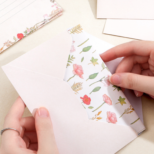 Vintage Botanical Letter Collection - Set of 6