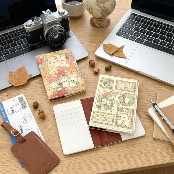 Whimsy Leaves & Forest Friends Passport Cover (2 Designs)