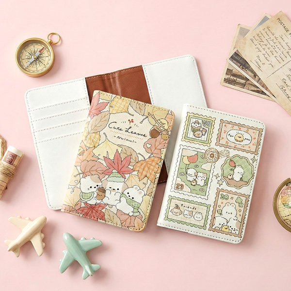 Whimsy Leaves & Forest Friends Passport Cover (2 Designs)