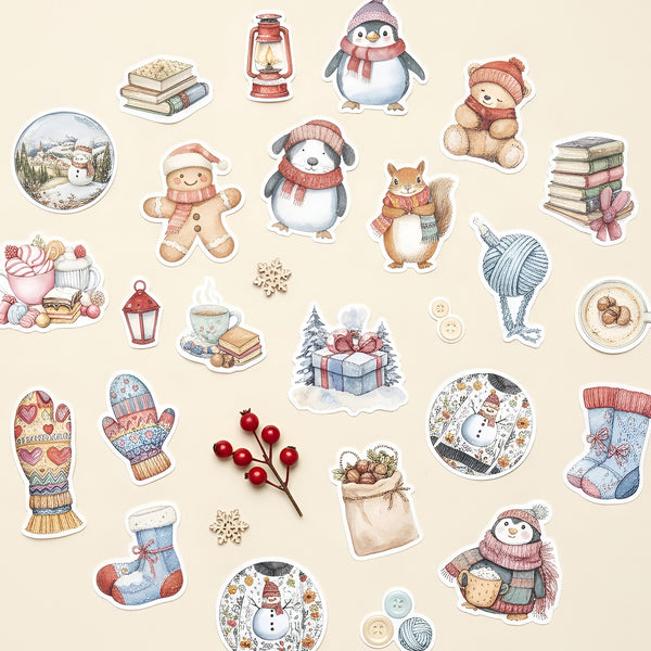 Winter Whispers Cozy Tales Stickers