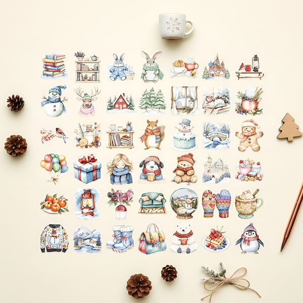 Winter Whispers Cozy Tales Stickers