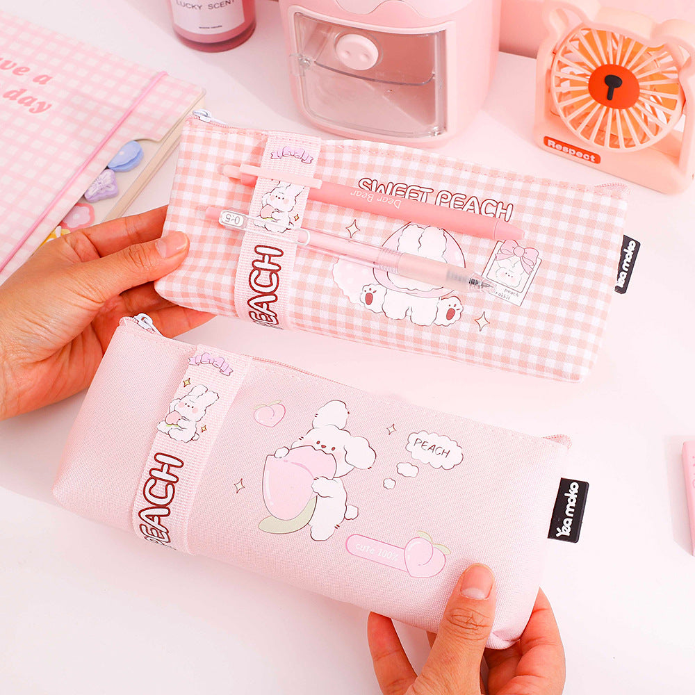 Peach pencil case Clearance