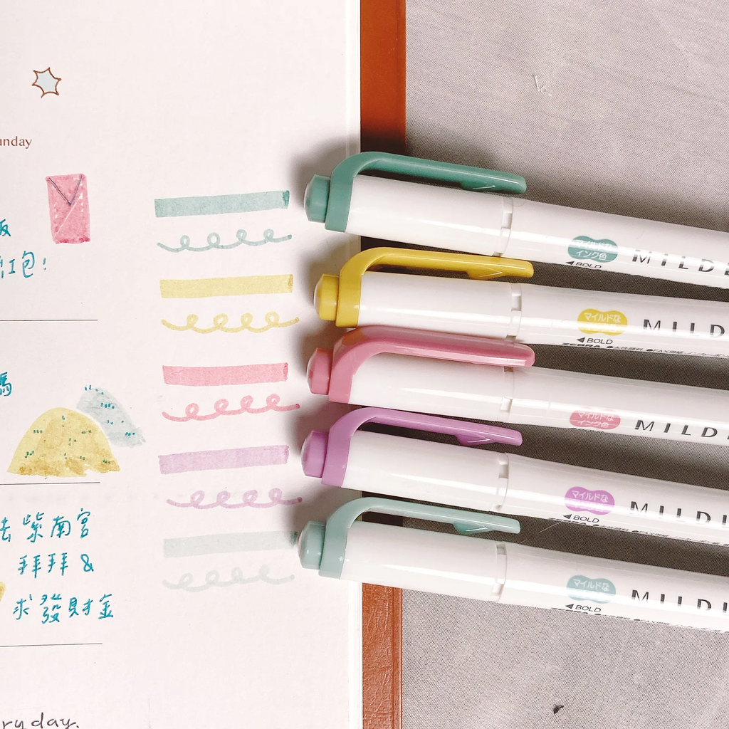 Zebra Mildliner Double Sided Highlighters - NEW | Kawaii Pen Shop
