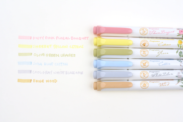 Zebra Mildliner Fragrance Double Sided Highlighters