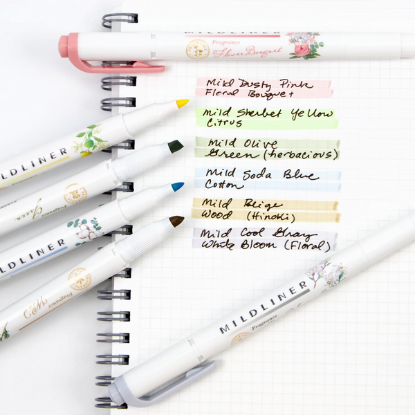 Zebra Mildliner Fragrance Double Sided Highlighters