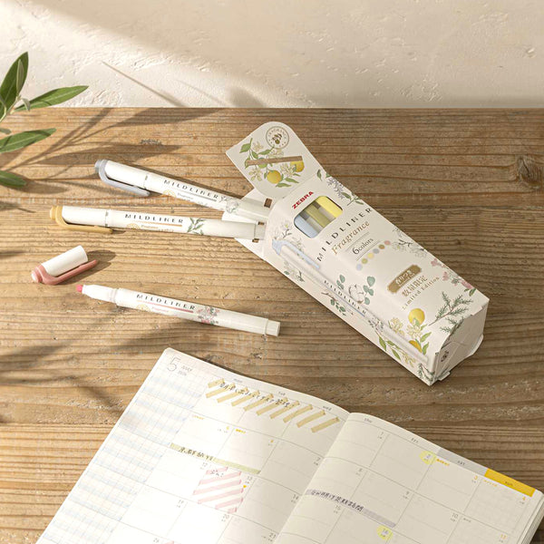 Zebra Mildliner Fragrance Double Sided Highlighters