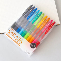 Zebra Sarasa Clip Color Gel Pen Set