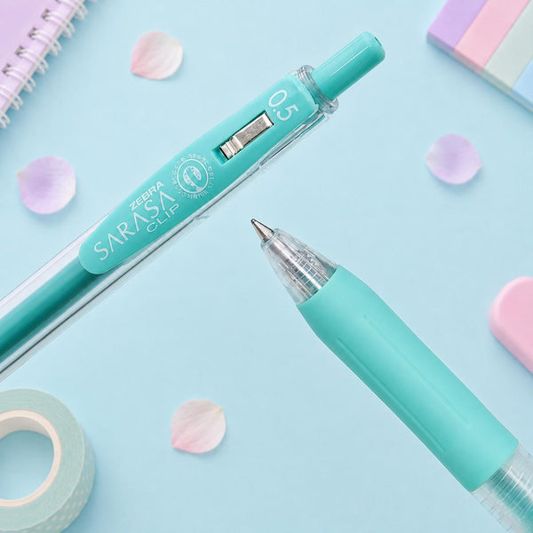 Zebra Sarasa Clip Milk Color Gel Pen - 8 Color Set