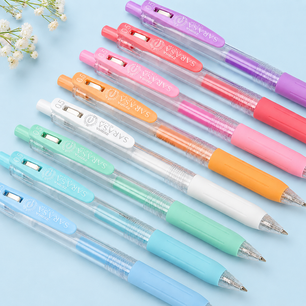 Zebra Sarasa Clip Milk Color Gel Pen - 8 Color Set