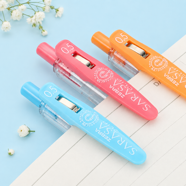 Zebra Sarasa Clip Milk Color Gel Pen - 8 Color Set