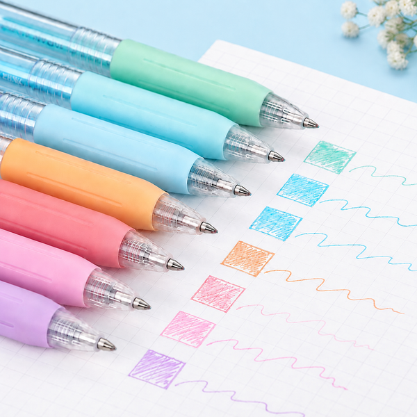 Zebra Sarasa Clip Milk Color Gel Pen - 8 Color Set