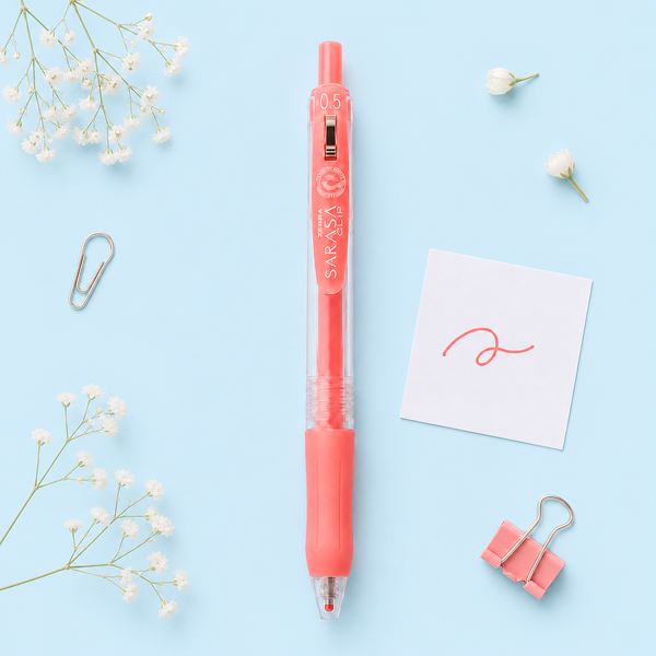Zebra Sarasa Clip Milk Color Gel Pen - 8 Color Set