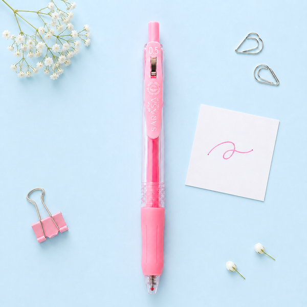 Zebra Sarasa Clip Milk Color Gel Pen - 8 Color Set