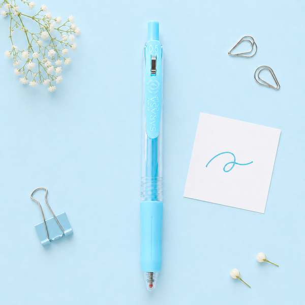 Zebra Sarasa Clip Milk Color Gel Pen - 8 Color Set