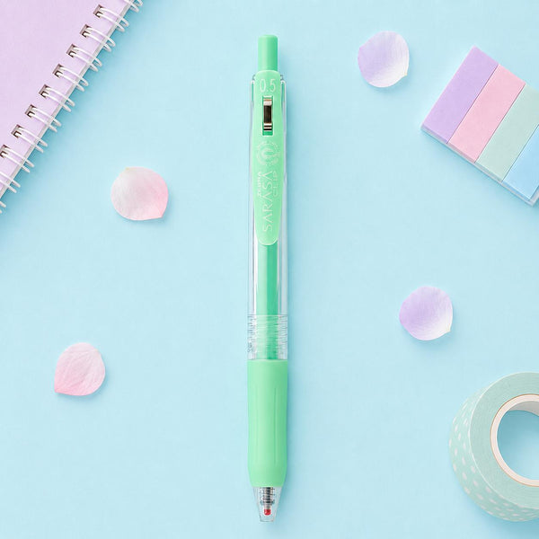 Zebra Sarasa Clip Milk Color Gel Pen - 8 Color Set