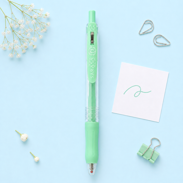 Zebra Sarasa Clip Milk Color Gel Pen - 8 Color Set