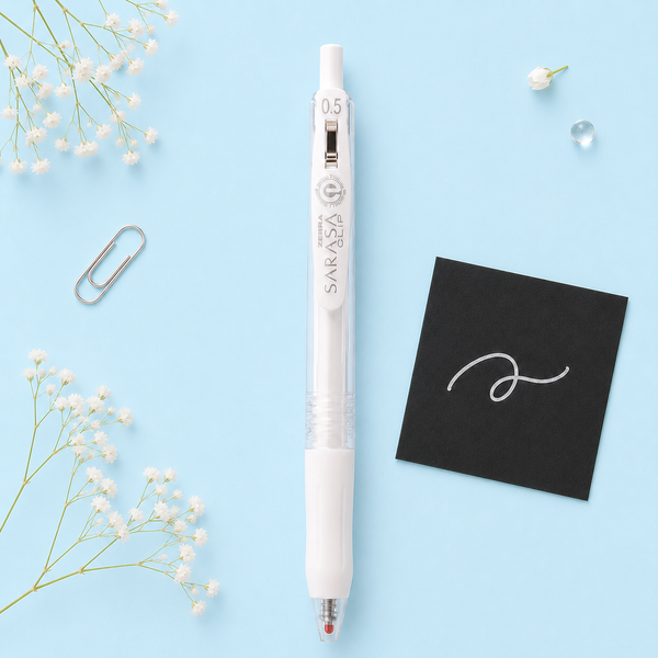 Zebra Sarasa Clip Milk Color Gel Pen - 8 Color Set