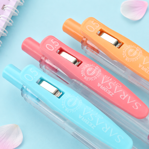 Zebra Sarasa Clip Milk Color Gel Pen - 8 Color Set
