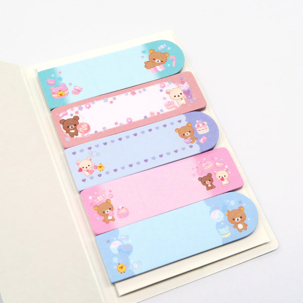 San-x Rilakkuma Index Sticky Notes - Happy Day