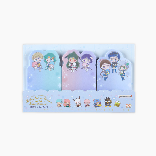 Sailor Moon Cosmos & Sanrio Characters Sticky Notes - Blue - Limited Edition