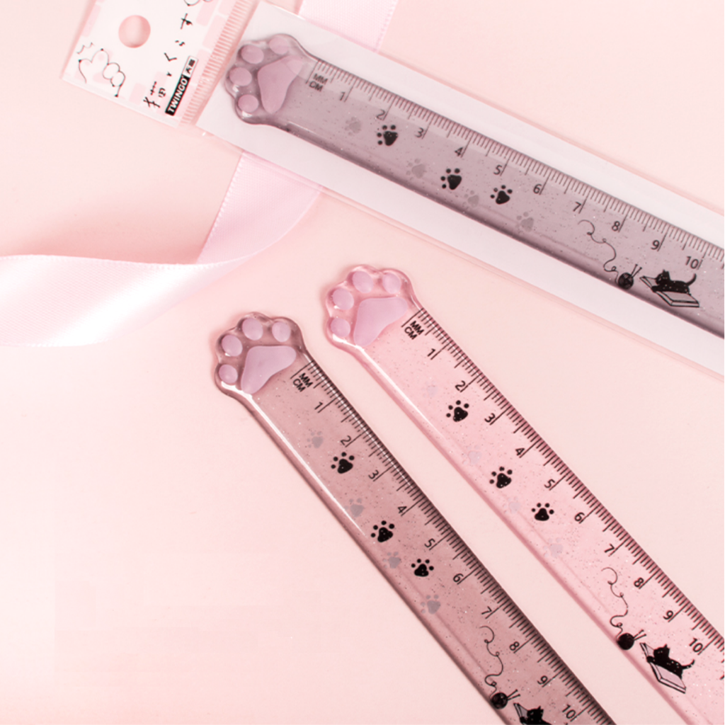 Glitter Paws Precision Ruler | Kawaii Pen Shop
