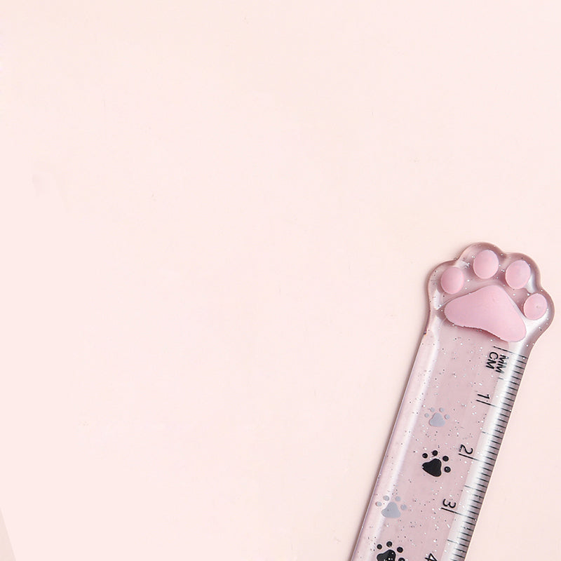 Glitter Paws Precision Ruler | Kawaii Pen Shop