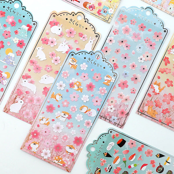 Nekoni Sakura Season Stickers