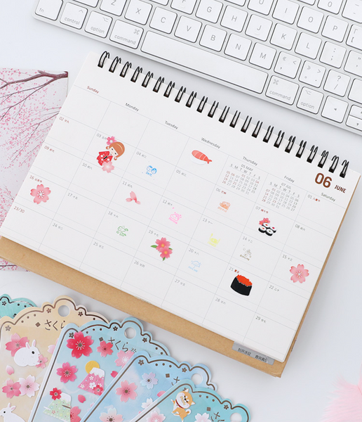 Nekoni Sakura Season Stickers