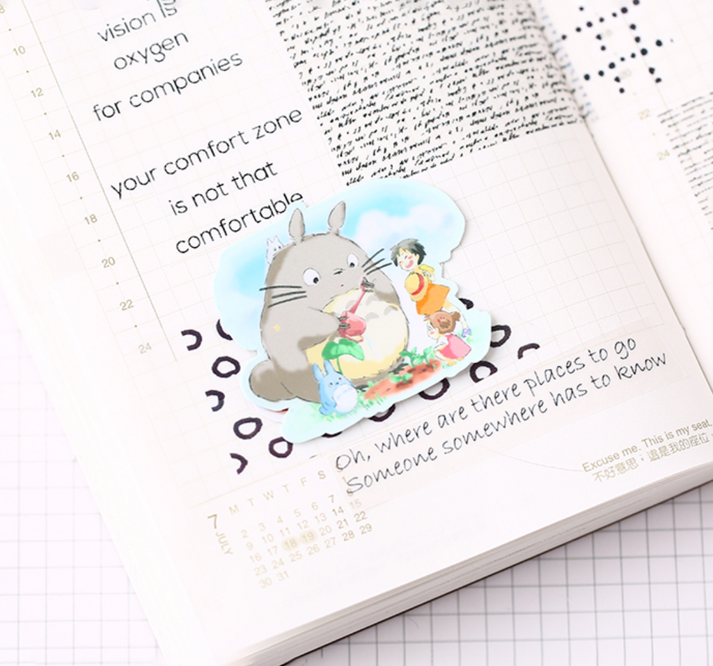 Totoro Paper Stickers | Kawaii Pen Shop