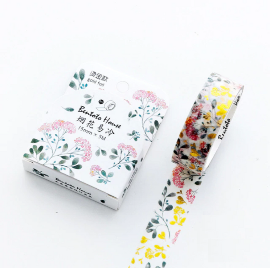 Buy Dainty Florals Washi Tape, Vintage Washi, Masking Tape, Design