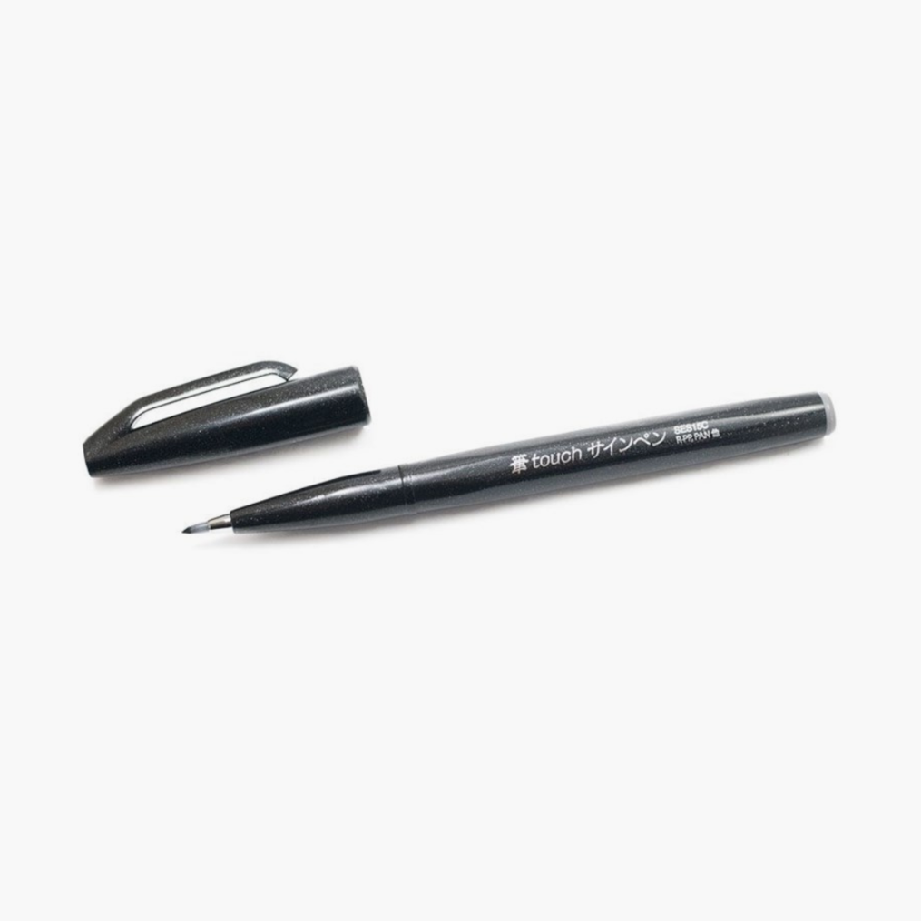 Pentel Touch Brush Pen Black  Calligraphy Brush Pen Touch - 1pcs Touch  Brush Pen Set - Aliexpress