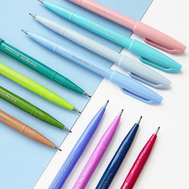 Dag Snel Plasticiteit Pentel Fude Touch Brush Sign Pen - New Colors | Kawaii Pen Shop